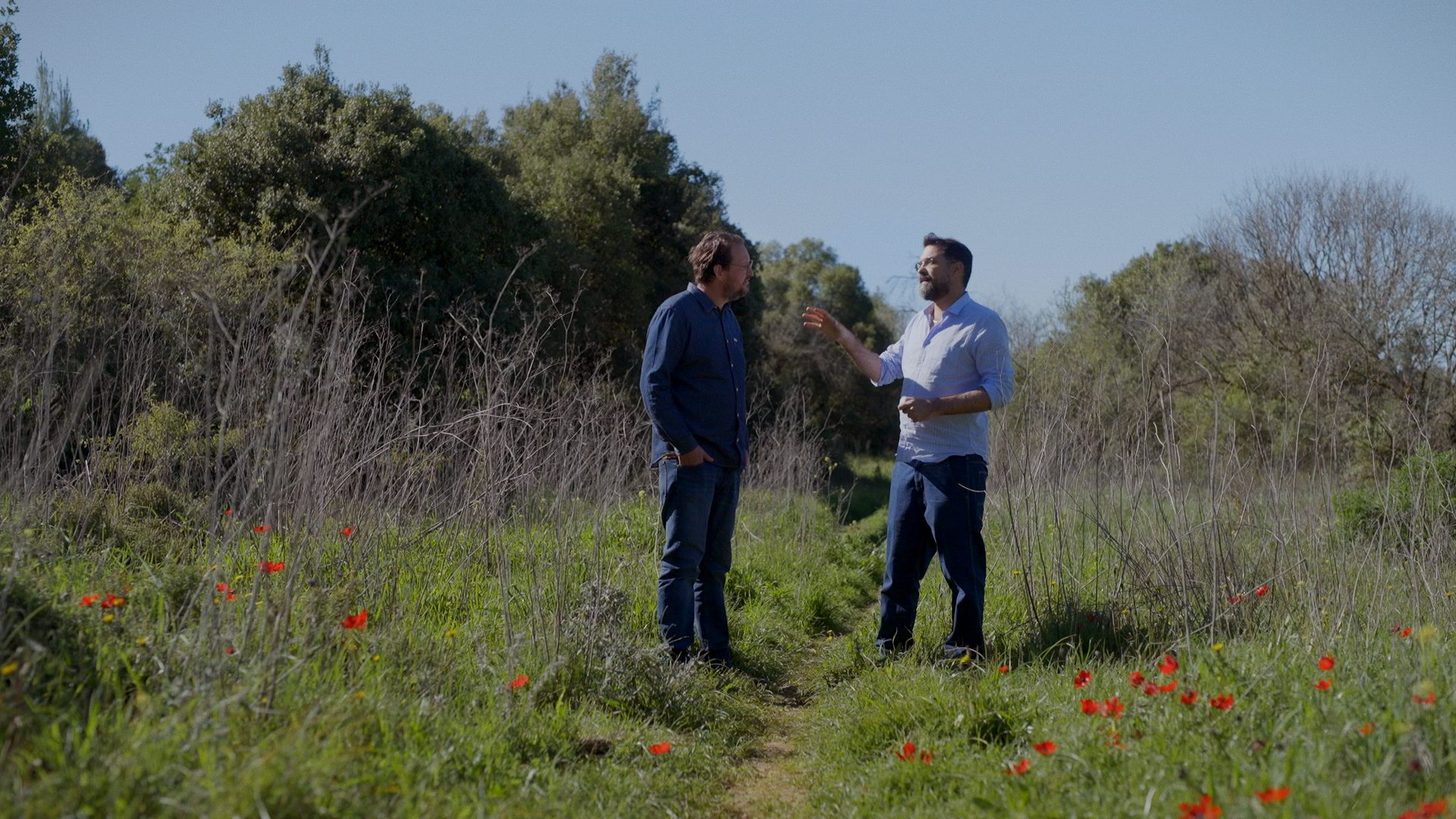 פוגל (מימין) ודוקטור, הצלחת של הארץ המובטחת. צילום: גלית בורק