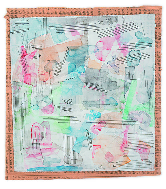 לואיז שץ, ללא כותרת, 1976, אוסף פרטי. צילום: נעם דבל
