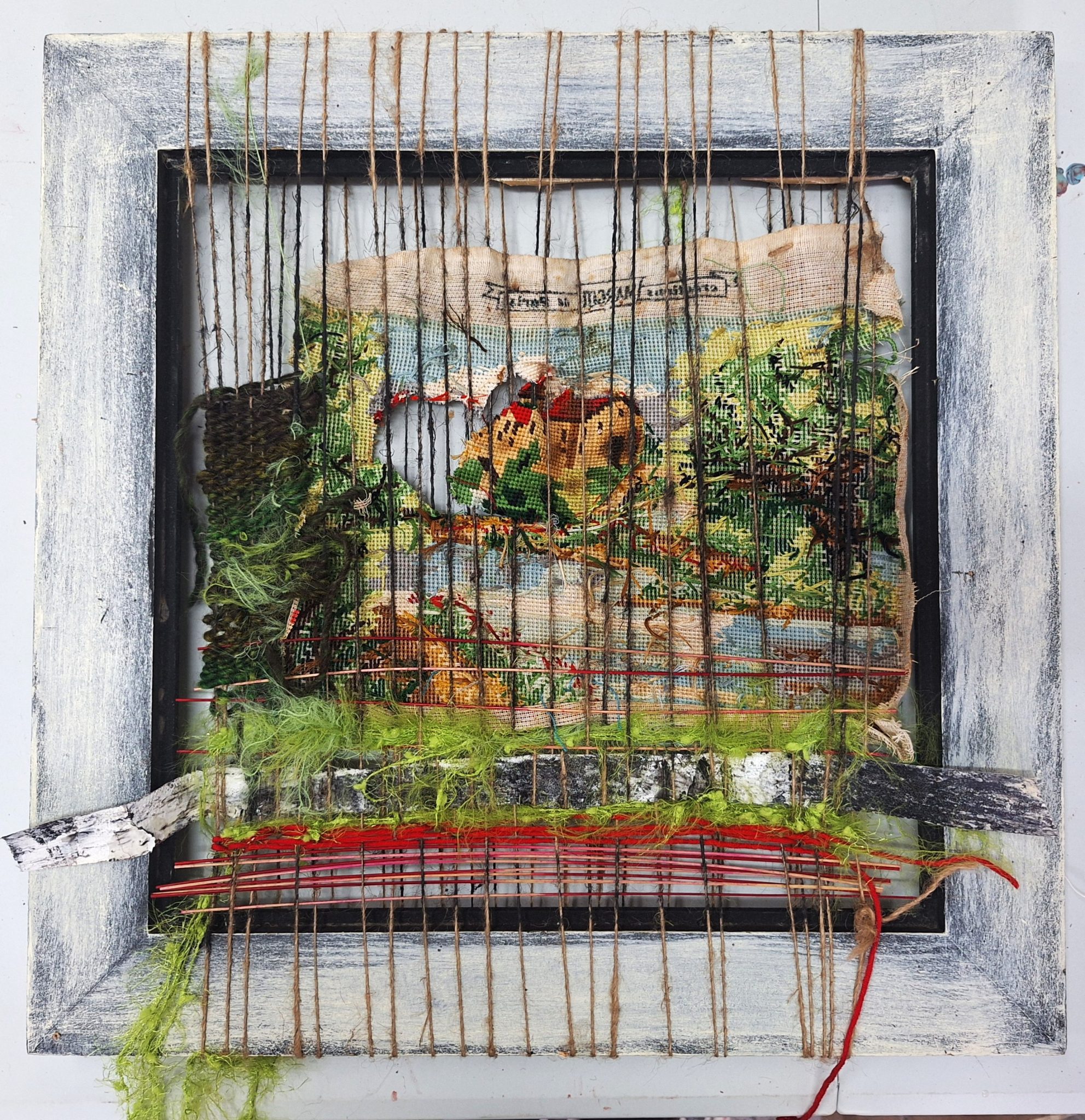 אסתי דרורי חיות, קרעי שכבות. צילום: אברהם חי