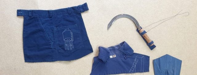 טלי בלומנאו, מתוך התערוכה צווארון כחול וכיס. צילום: מ״ל