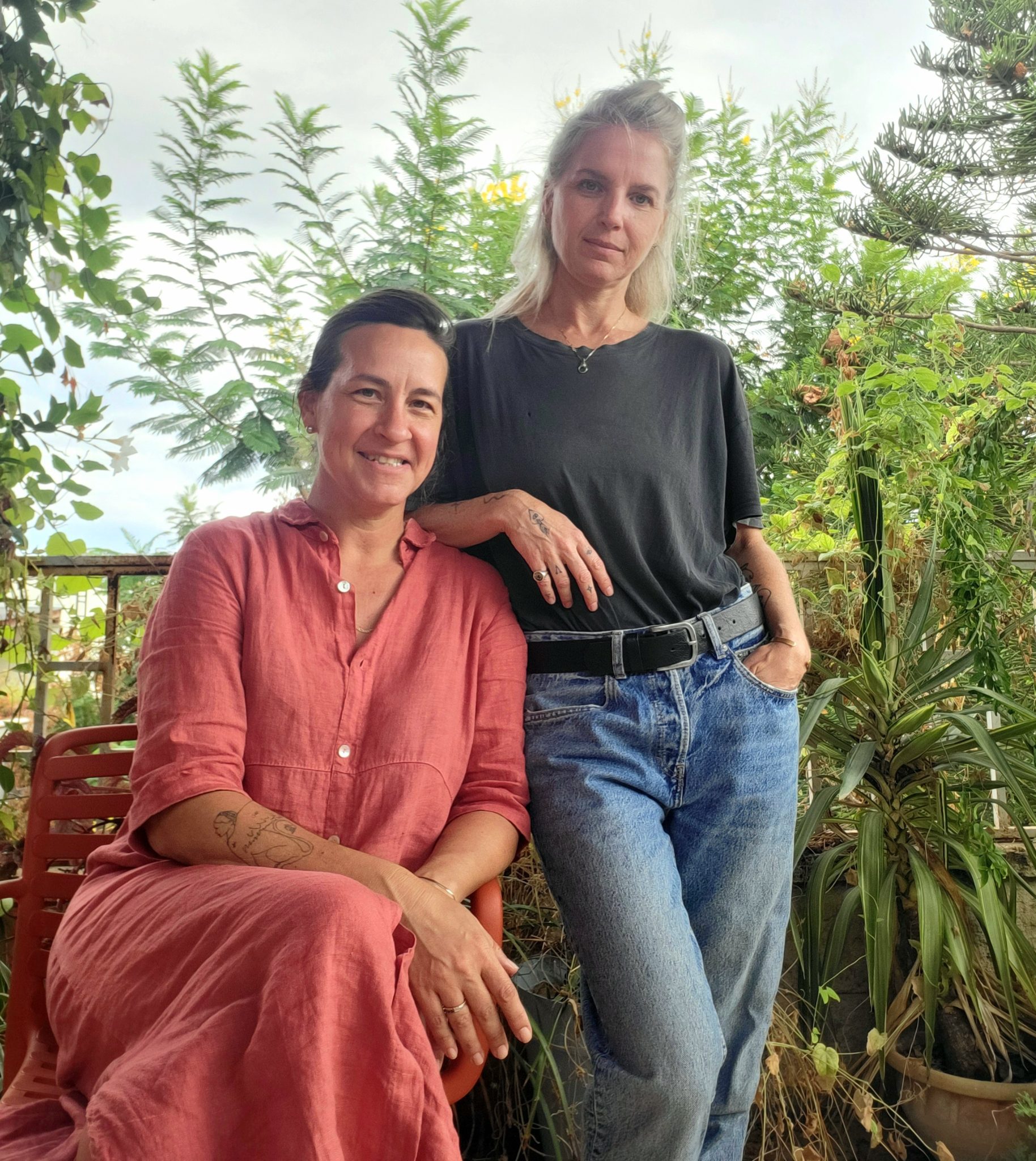 עדי שפרן (מימין) וגליה הילי פסטרנק