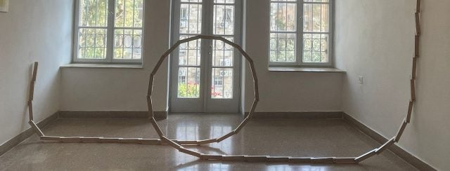 ראובן ישראל בבית האמנים ירושלים. צילום: רעות ברנע