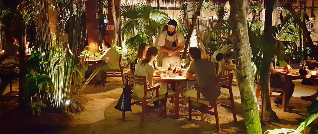 הפופ־אפ של מסעדת נומה בג׳ונגל של טולום, מקסיקו. צילומים: ערן ניר