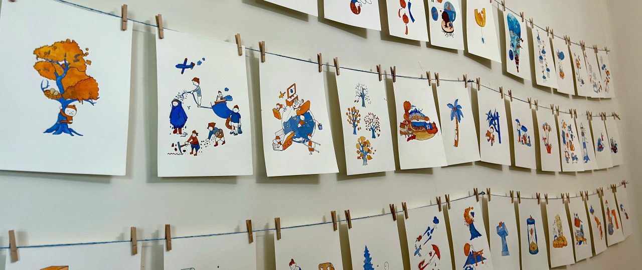 סיגלית אהרוני, פעם ככה ופעם ככה. צילום: מ״ל