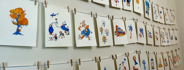 סיגלית אהרוני, פעם ככה ופעם ככה. צילום: מ״ל