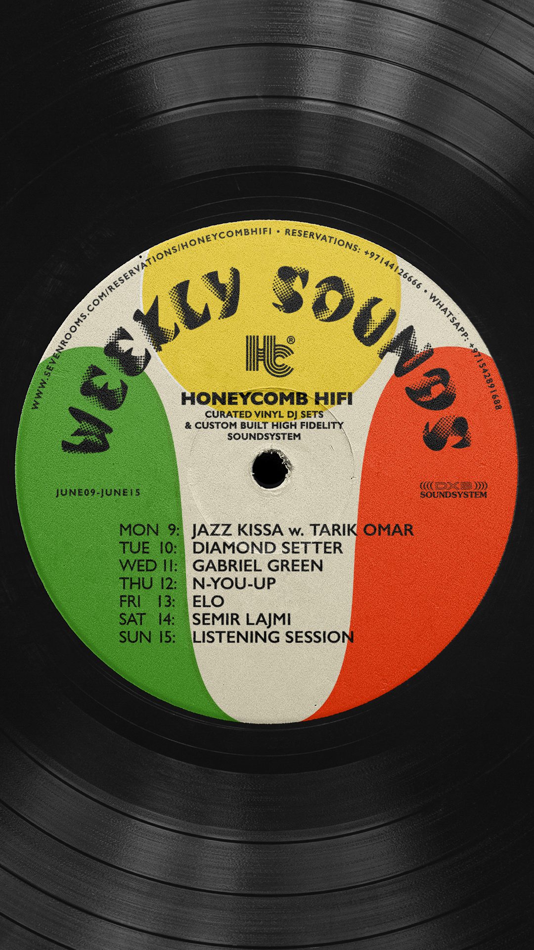 HONEYCOMB Weekly Sounds