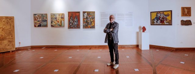 אבנר שר במוזיאון ראלי, קיסריה. צילומים: שהם אפרתי