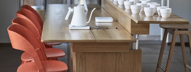 קפה נחת, מתחם התחנה; תכנון: רעות עירון. צילום: דן פרץ