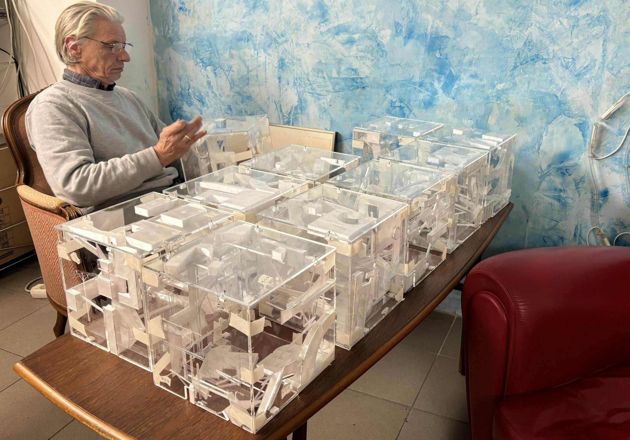 ג׳רד מייאס על ההרכבה. צילומים: מ״ל