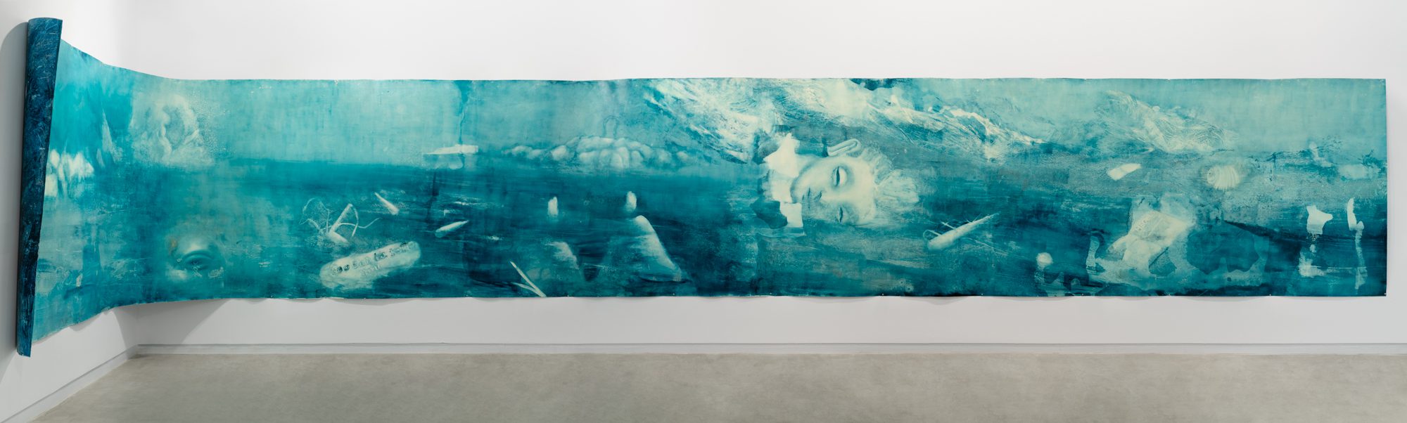 חניתה אילן, בגללי הים סוער, הגלריה לאמנות עכשווית רמת השרון. צילום: לנה גומון