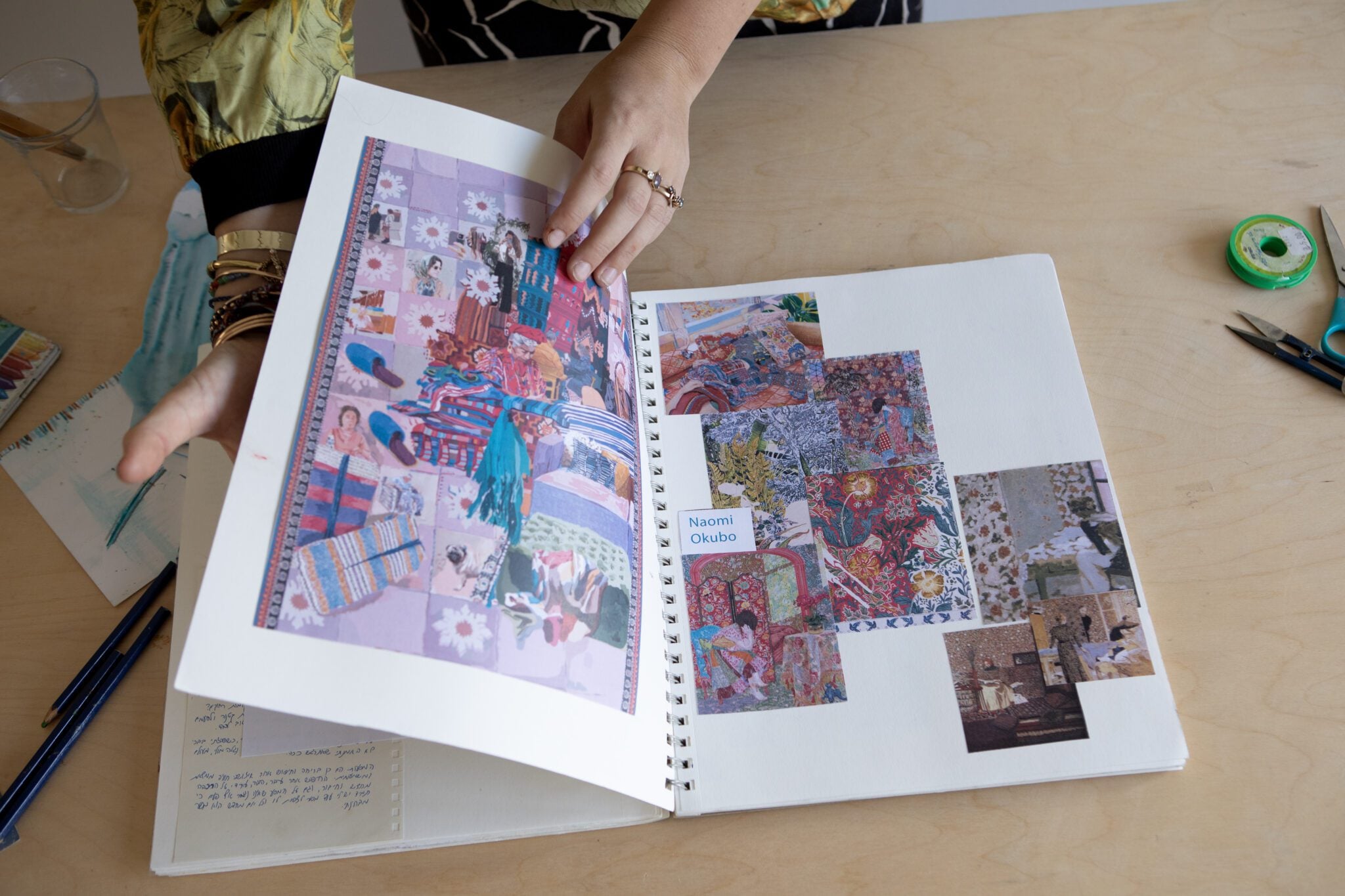 מתוך תהליך העבודה. צילומים: רוני כנעני