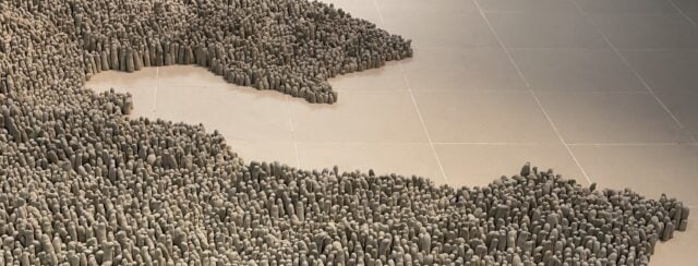 קטיה איזבל פילמוס בגלריה החדשה בטדי. צילום: מ״ל