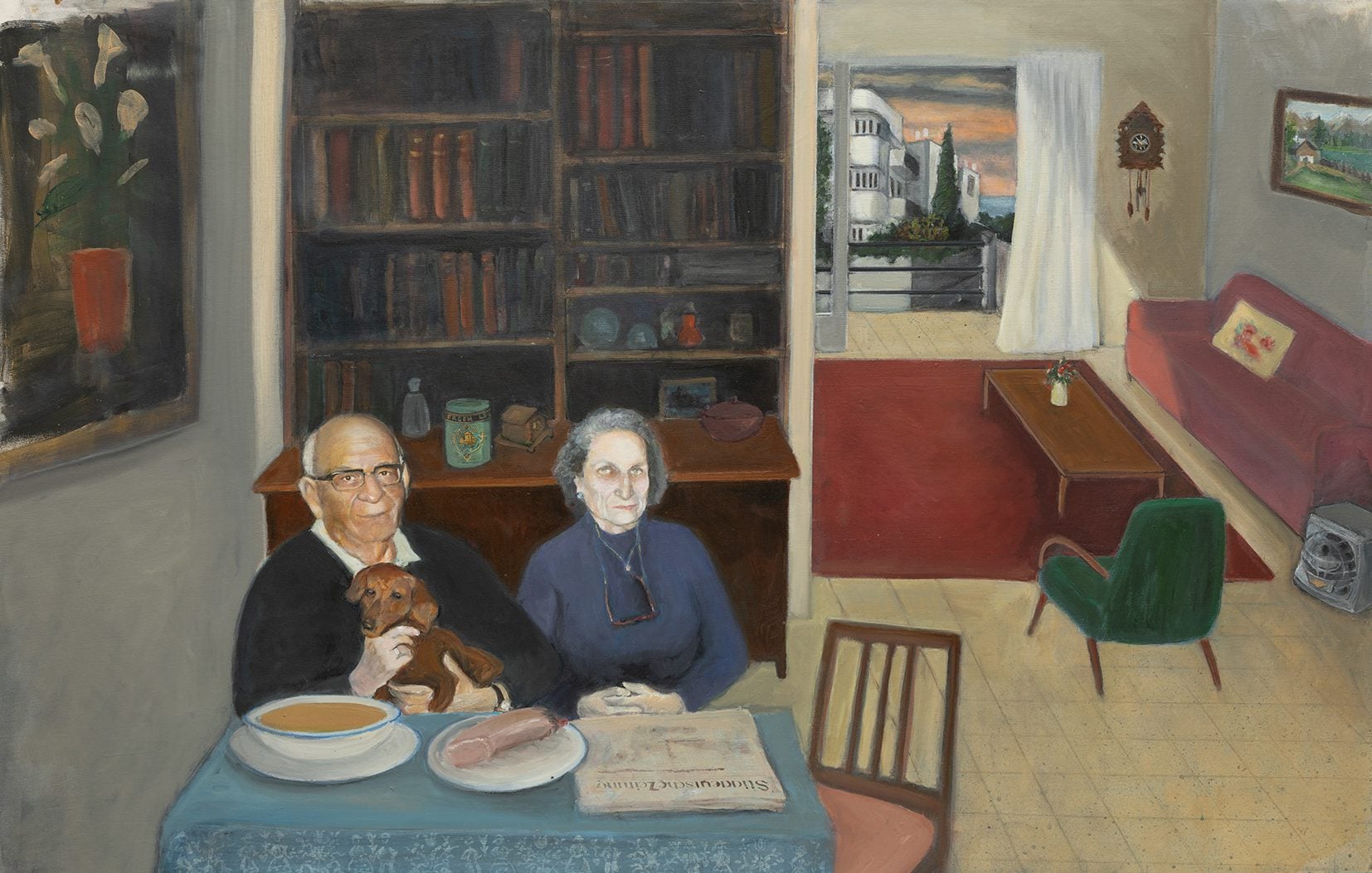 מיכל הרטל בגלריה העירונית גבעתיים. צילומים: אסף אלבוחר