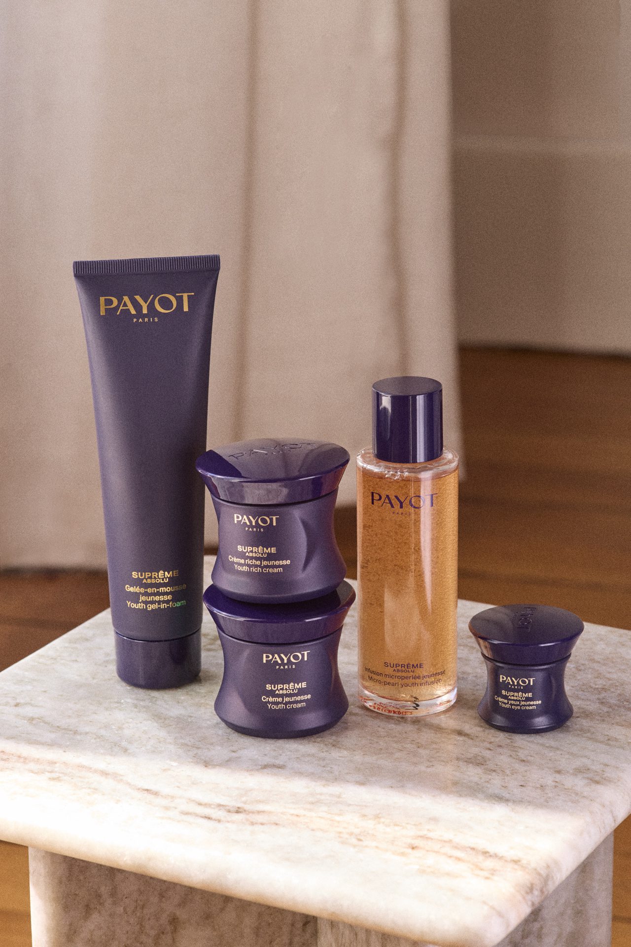 סדרת מוצרי טיפוח של Payot Paris. צילומים: מ״ל