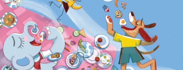 איור של אורית ברגמן מתוך הספר ״בדיוק כמו שאני אוהבת״ (הוצאת אגם)