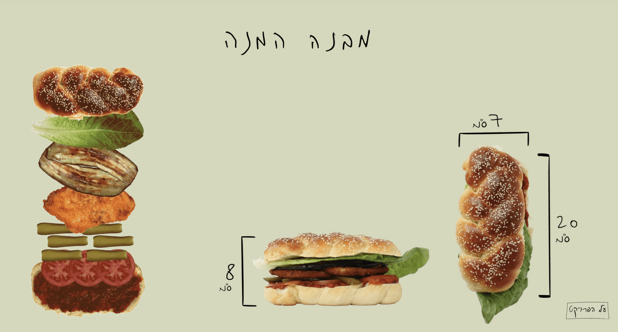 חלה עם שניצל ומטבוחה. דימוי: יולי דאר