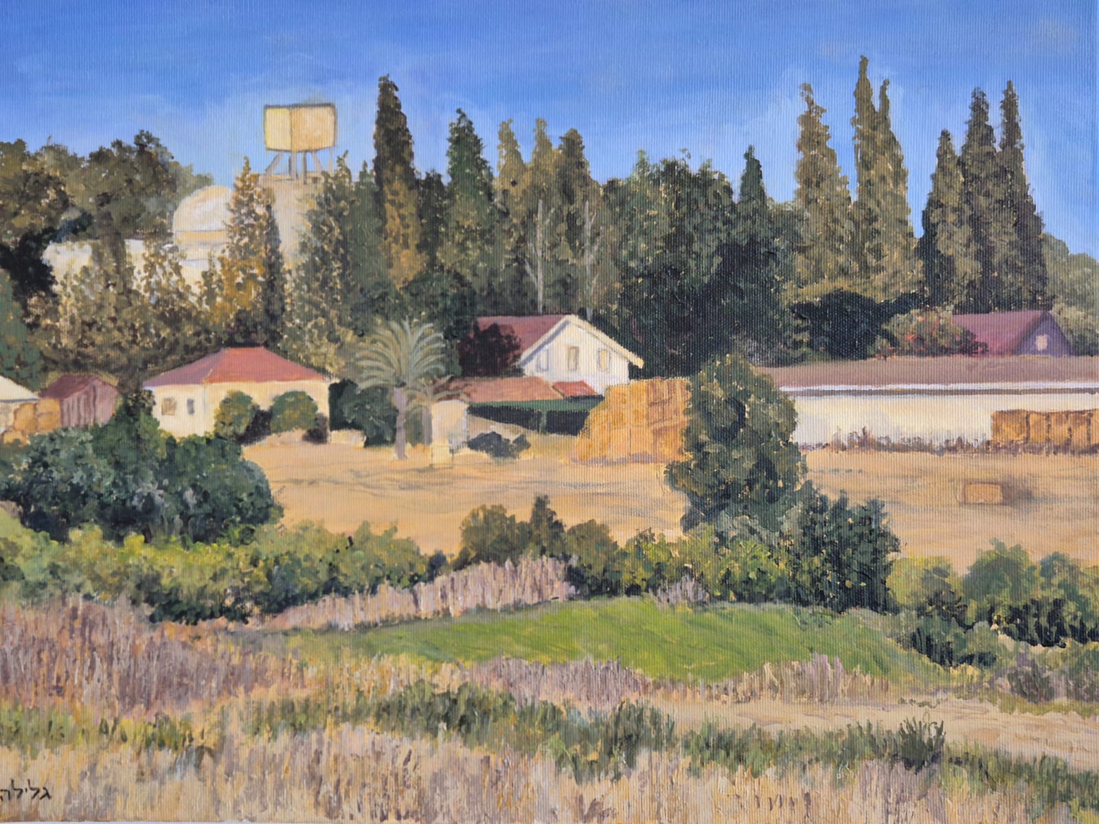 גלילה גינזבורג בגלריה מחניים. צילום: מ״ל