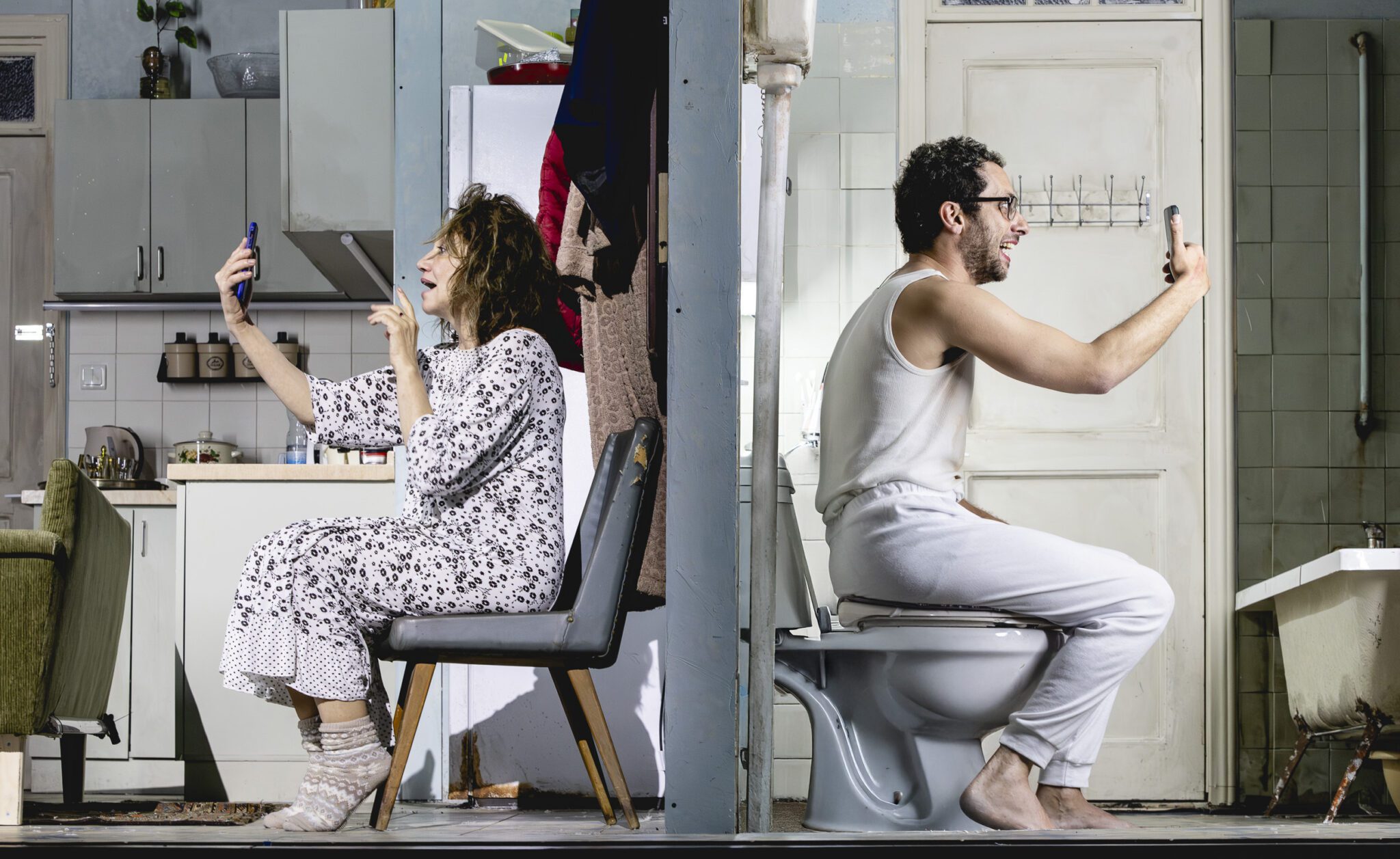 נשמות, תיאטרון גשר. צילומים: ישעיה פיינברג
