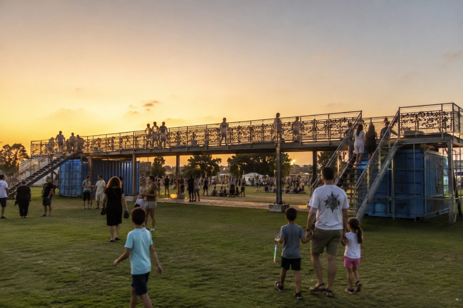 גשר התקווה. הדמיית: פסטיבל חוצות היוצר