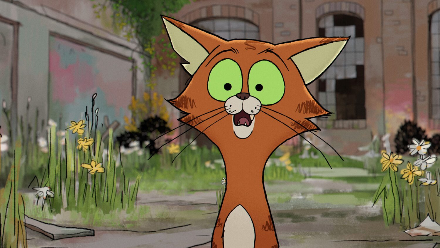 Alley Cats. Diane Morgan as Olive in Alley Cats. Cr. Courtesy of Netflix © 2026