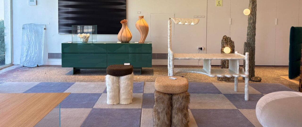 ביתן ה־Desing Art של צבע טרי בבית טולמנ׳ס. צילום: מ״ל