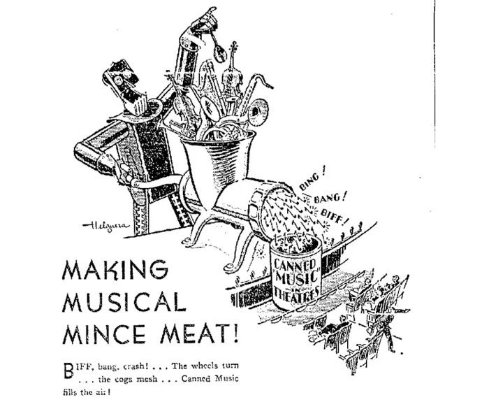 Music Defense League / American Federation of Musicians, Syracuse Herald, 1930